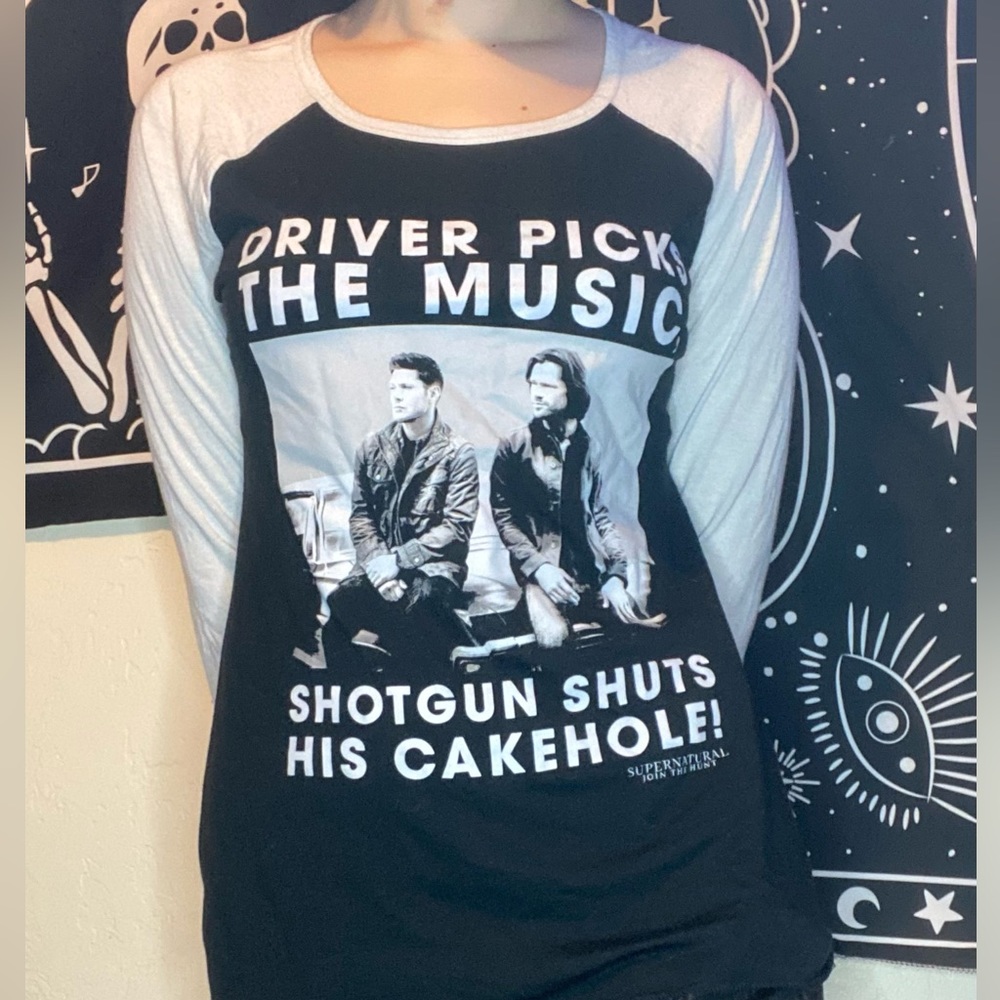 Supernatural tee in large